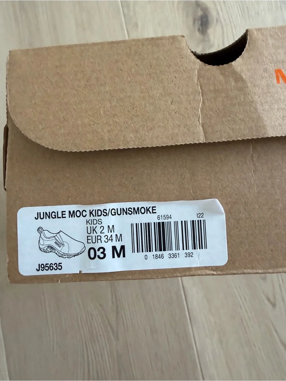 Merrell Kids Jungle Moc Youth 3 Slip-On Casual Shoes — Gunsmoke NIB